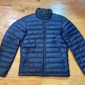 Patagonia Down Sweater Jacket Mens Small Navy